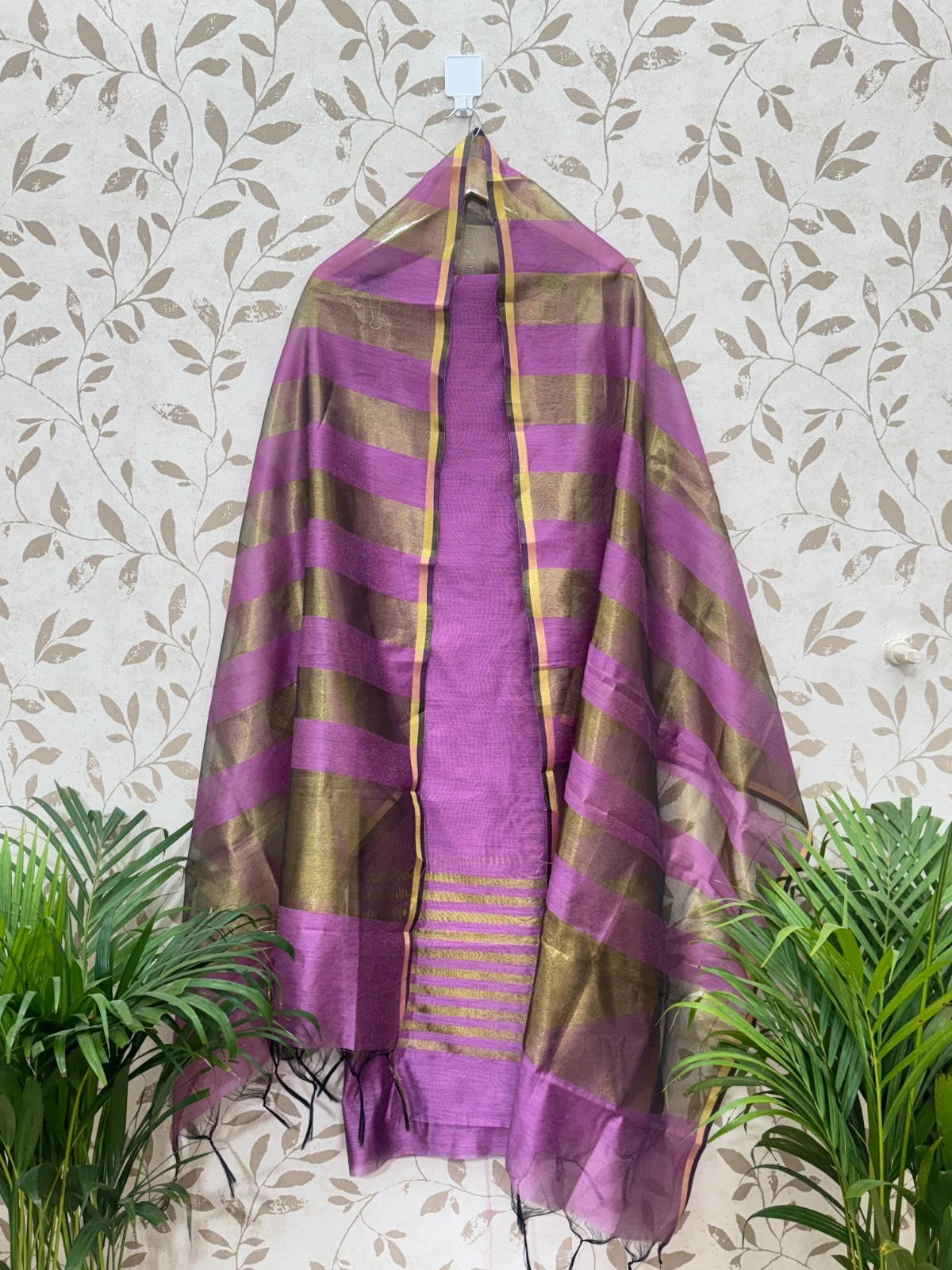 Banarasi Cotton Unstitched Suit — Banarasi Cotton Suit colour | Nari18