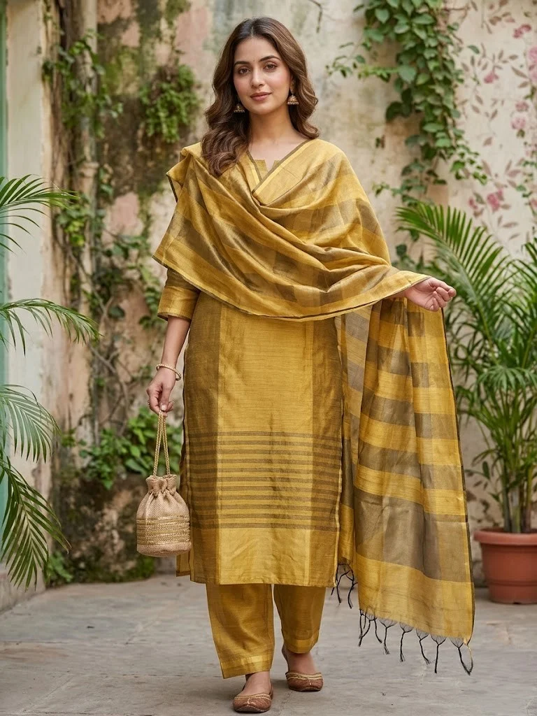 Banarasi Cotton Unstitched Suit — Banarasi Cotton Suit colour | Nari18