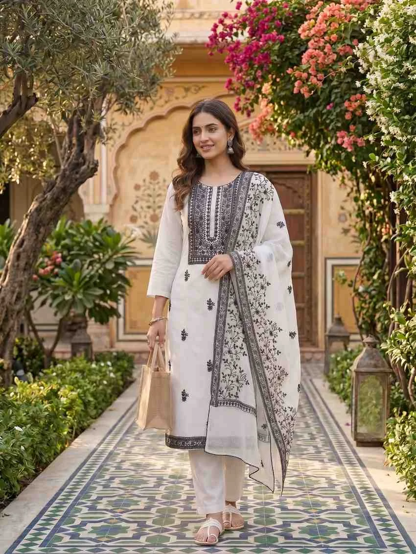 Black Pearl Heritage — Monochrome Meher Suit colour | Nari18