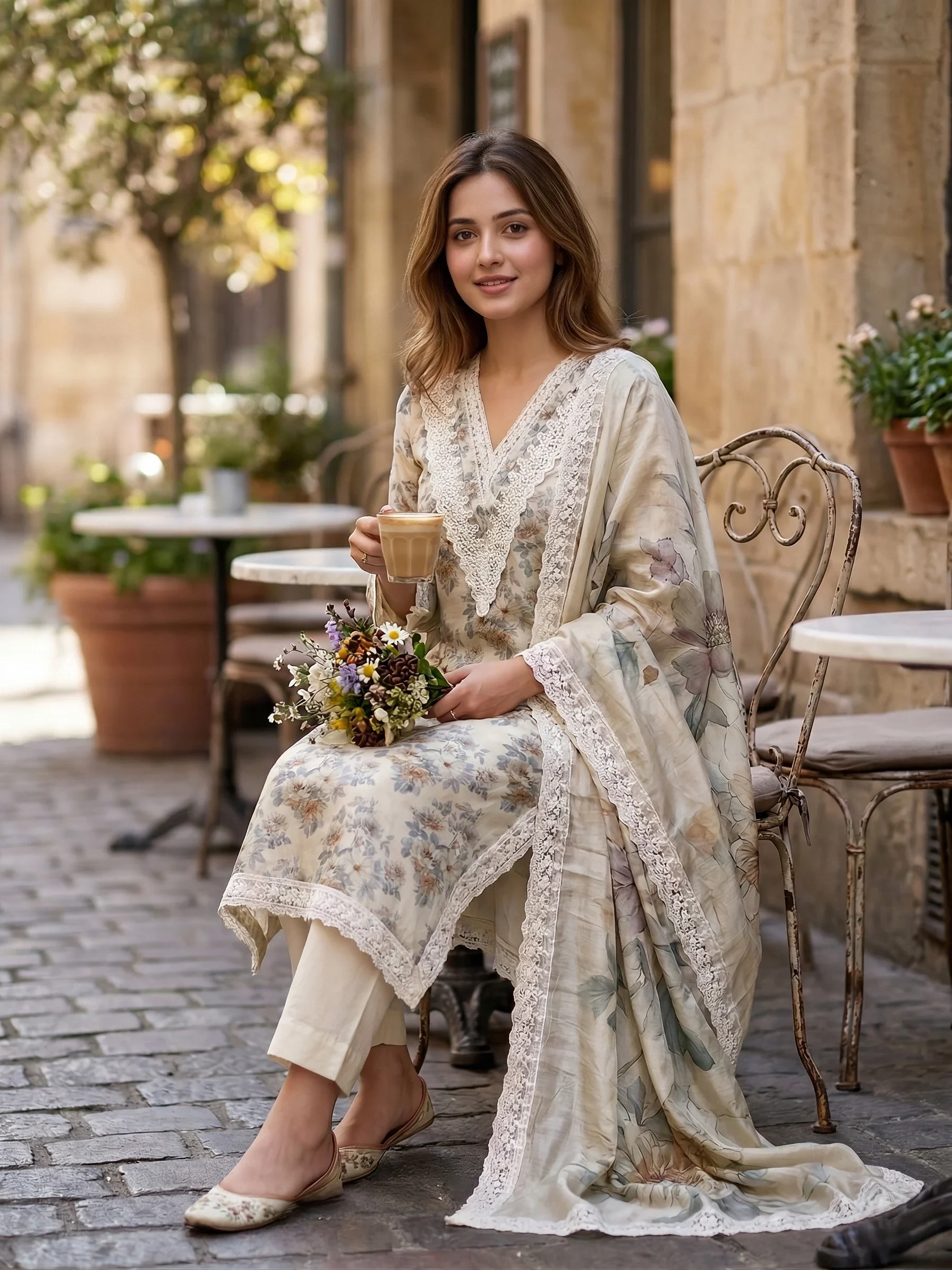 Elegant Cotton Unstitched Suit — Elegant Cotton Suit colour | Nari18