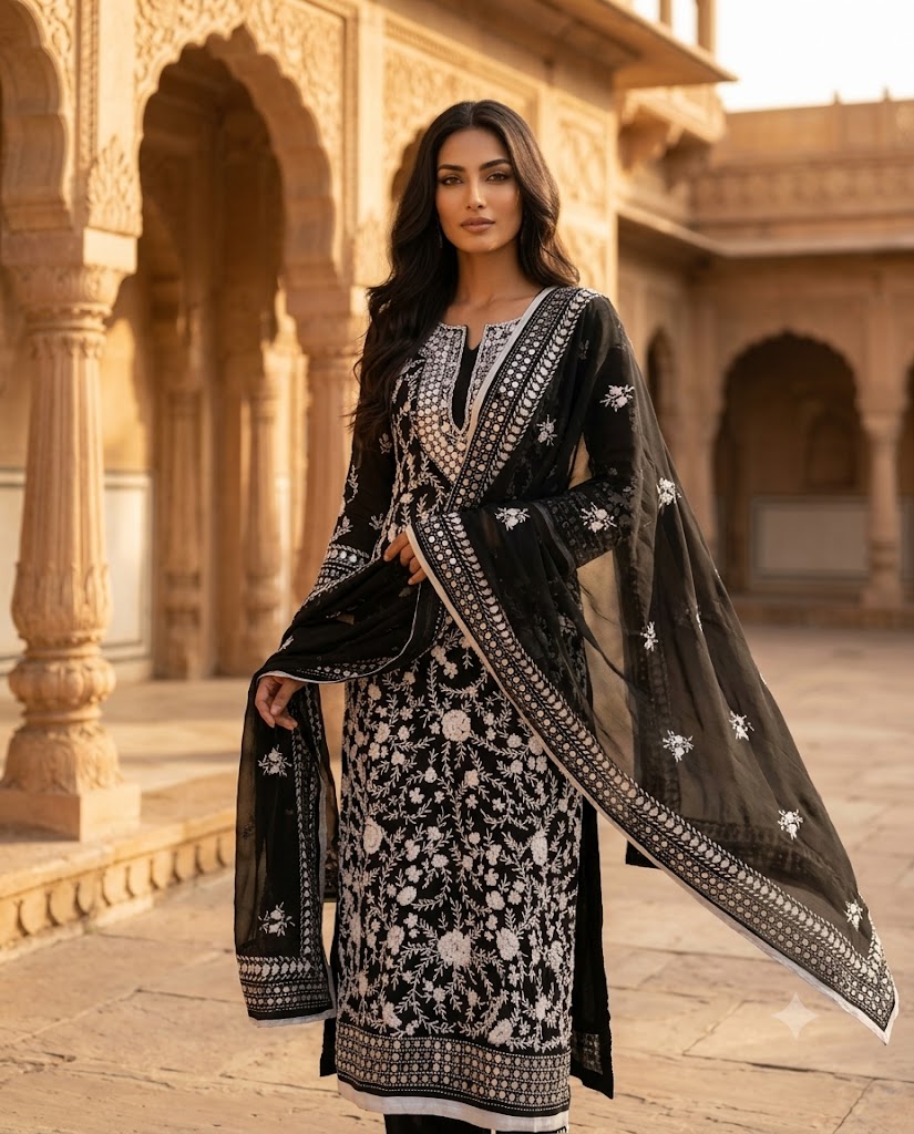 Georgette unstitched suits